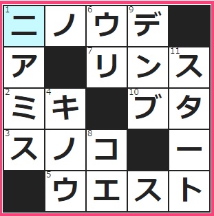 クロスワード答え　ノースリーブを着ると目立つ、たぷたぷが気になる部分