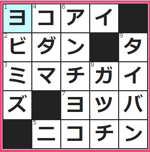 CMサイト　クロスワード答え　10/10　当事者じゃない。――から口をはさむ　事を起こすきっかけとなるもの　