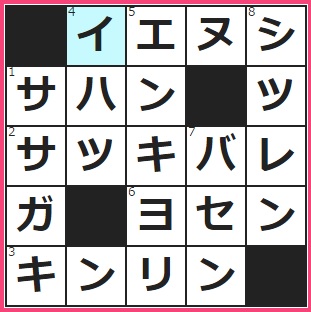 クロスワード答え　ごくありふれたこと。日常──事