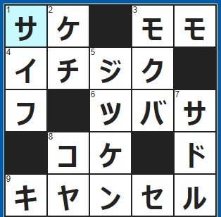 ポイントサイト　クロスワード答え　2018/6/5　飲んでも飲まれるな！　支払い時にカバンから取り出す