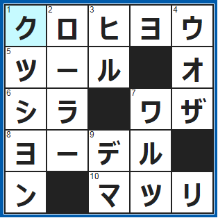 ポイントサイト　クロスワード答え　2021/7/26　ブラックパンサー