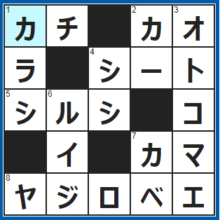 ポイントサイト　クロスワード答え　2021/9/19　希少○○が高い品
