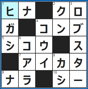 ポイントサイト　クロスワード答え　2021/10/1　鳥の赤ちゃん