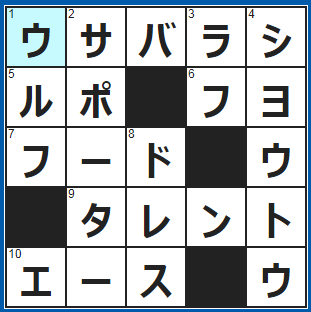ポイントサイト　クロスワード答え　2021/10/24　ドライブで心のモヤモヤを吹き飛ばす