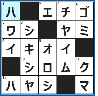 クロスワードの答え　2022/1/24　新潟県の○○○平野