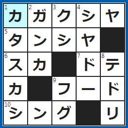 クロスワードの答え　2022/8/18　サイエンティスト