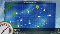 海域はブラウザ版と全く同じかと思ったら、改だけの新マップもありました！これはやりがいがあります