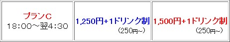 カラオケフリータイムプランＣ