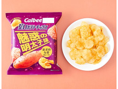 カルビー 堅いポテトチップス 魅惑の明太子味