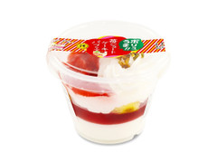 ロピア ボリュうま！苺ショートケーキパフェ