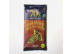 カルディ フェアトレードチョコレート ダーク70％