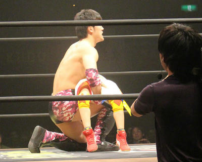入江茂弘 ヤス・ウラノ ゆにvs真翔 勝俣瞬馬 MAO