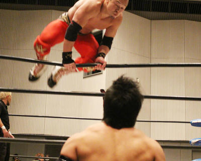 イサミ YASSHI 和樹 峰雄vs大地 谷嵜 鼓太郎 塚本