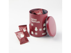 無印良品 ギフト缶 カカオトリュフ カカオニブ