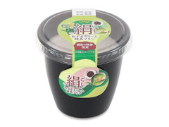 ロピア 絹ごしあずきクリーム抹茶プリン