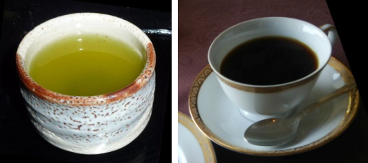 お茶とコーヒー
