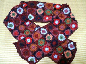 モチーフマフラー