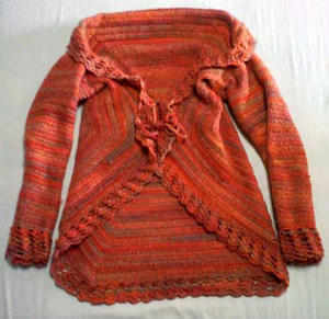 六角形カーディガン