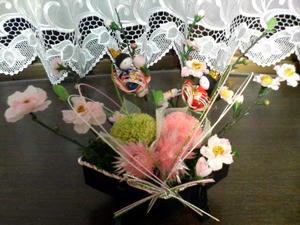 プリザーブド雛