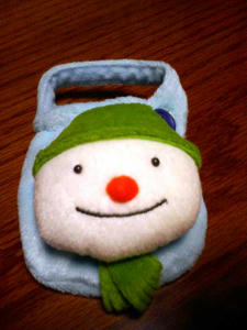 携帯スノーマン