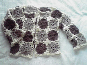 モチーフカーディガン