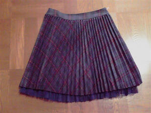 プリーツミニスカート