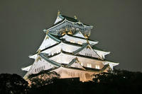 大坂城の夜景