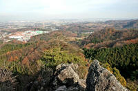 御嶽城東側物見台