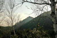 黄昏時の桐ノ城山