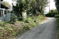 篠塚館西側土塁跡