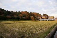 鷲野谷城付近の台地