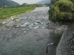 釜無川　穴山橋下