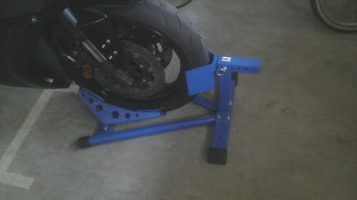 ホイールクランプに載せてみた