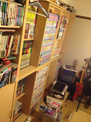 余裕のない本棚