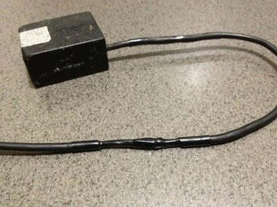 ハンダやり直して熱収縮チューブ