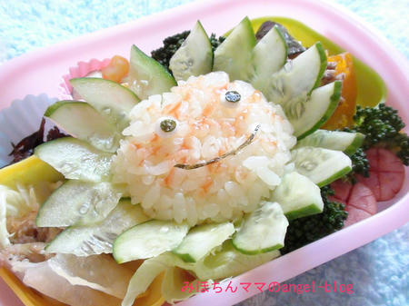 ひまわりのキャラ弁