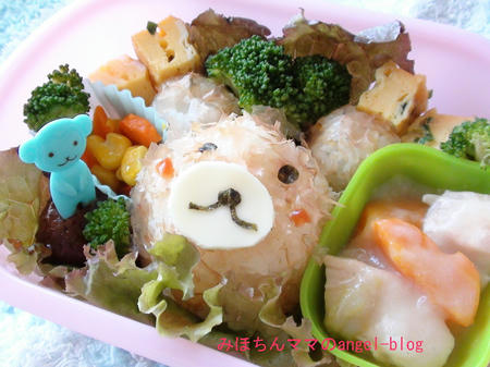 くまちゃんのキャラ弁