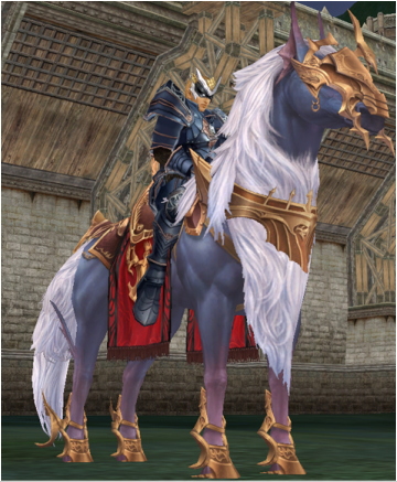 パープルメーンホース