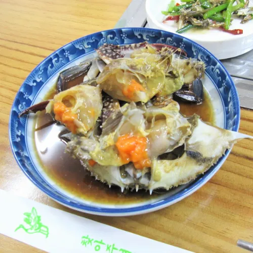 2009年韓国ソウル旅行　第一韓牛村のカンジャンケジャン定食