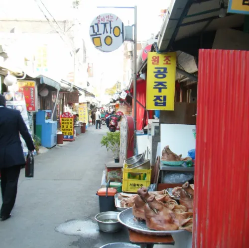 韓国ソウルの街並み