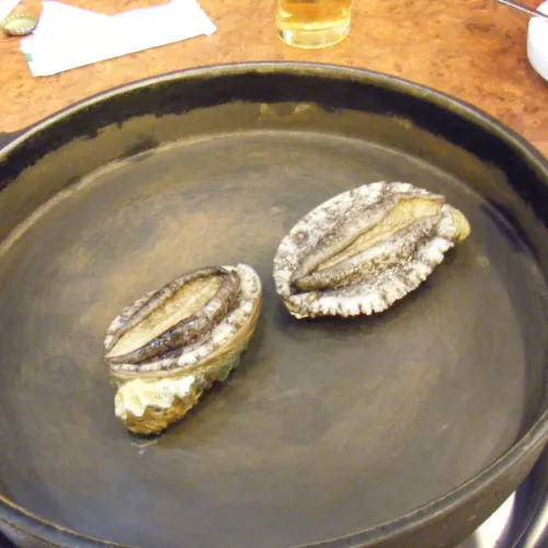 焼きアワビ