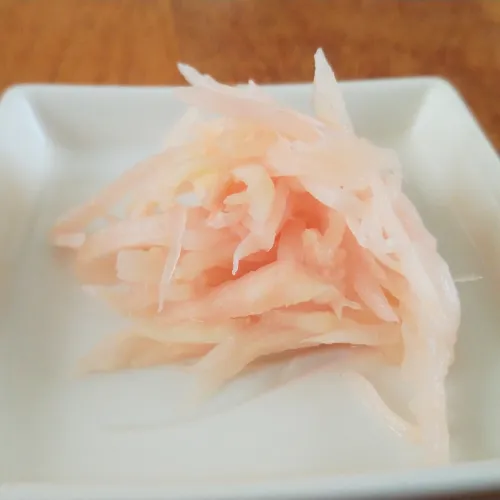 新ショウガの万能漬けがピンクにならない