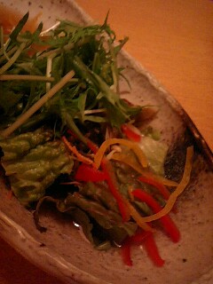 キノコと高菜のＨＯＴサラダ
