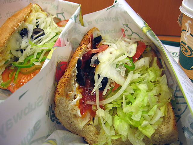 SUBWAYランチ！