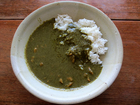 インド風グリーンカレー