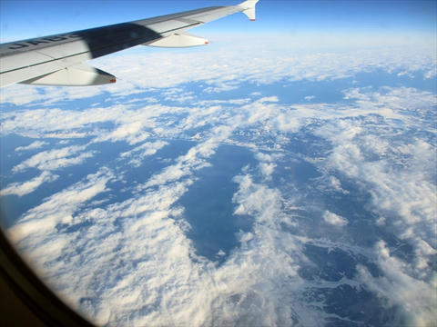空から見る本州北端