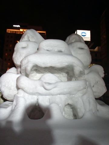 雪像　シーサー ＠雪まつり 大通会場
