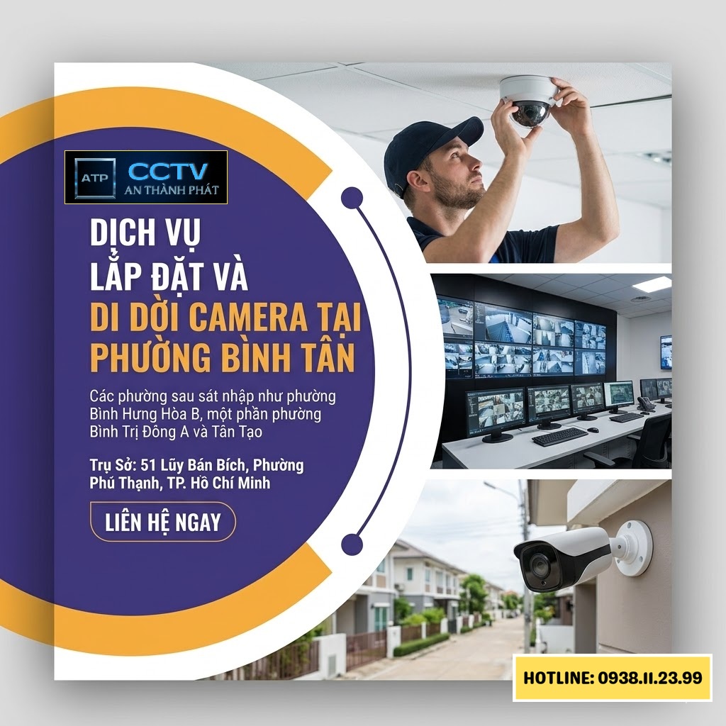 dịch vụ di dời camera tại phường b&igrave;nh t&acirc;n sau s&aacute;t nhập