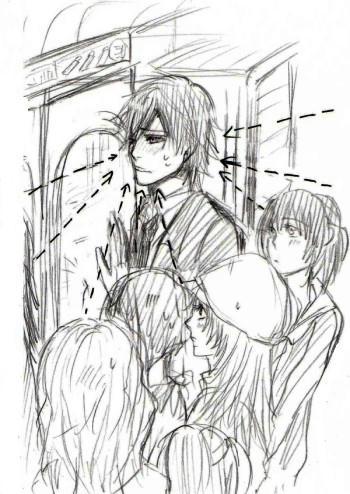 「&hellip;&hellip;見られてる&hellip;&hellip;」