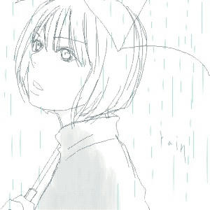 雨に流れるメロディを